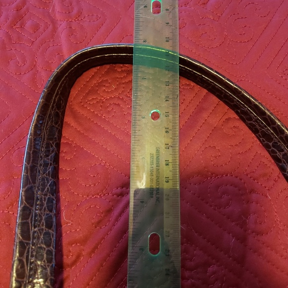 Like new croc skin Ralph Lauren handbag - Picture 2 of 5